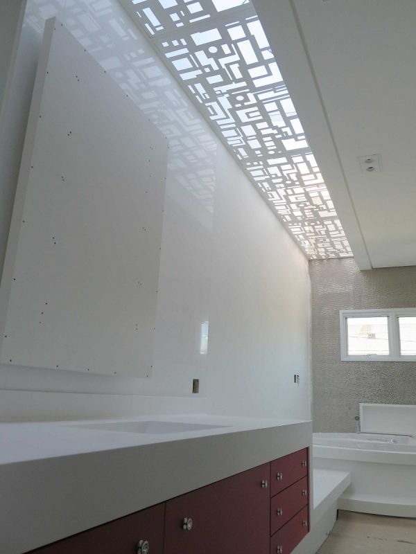 Sombra para Claraboia – Design Rustic, na cor branca